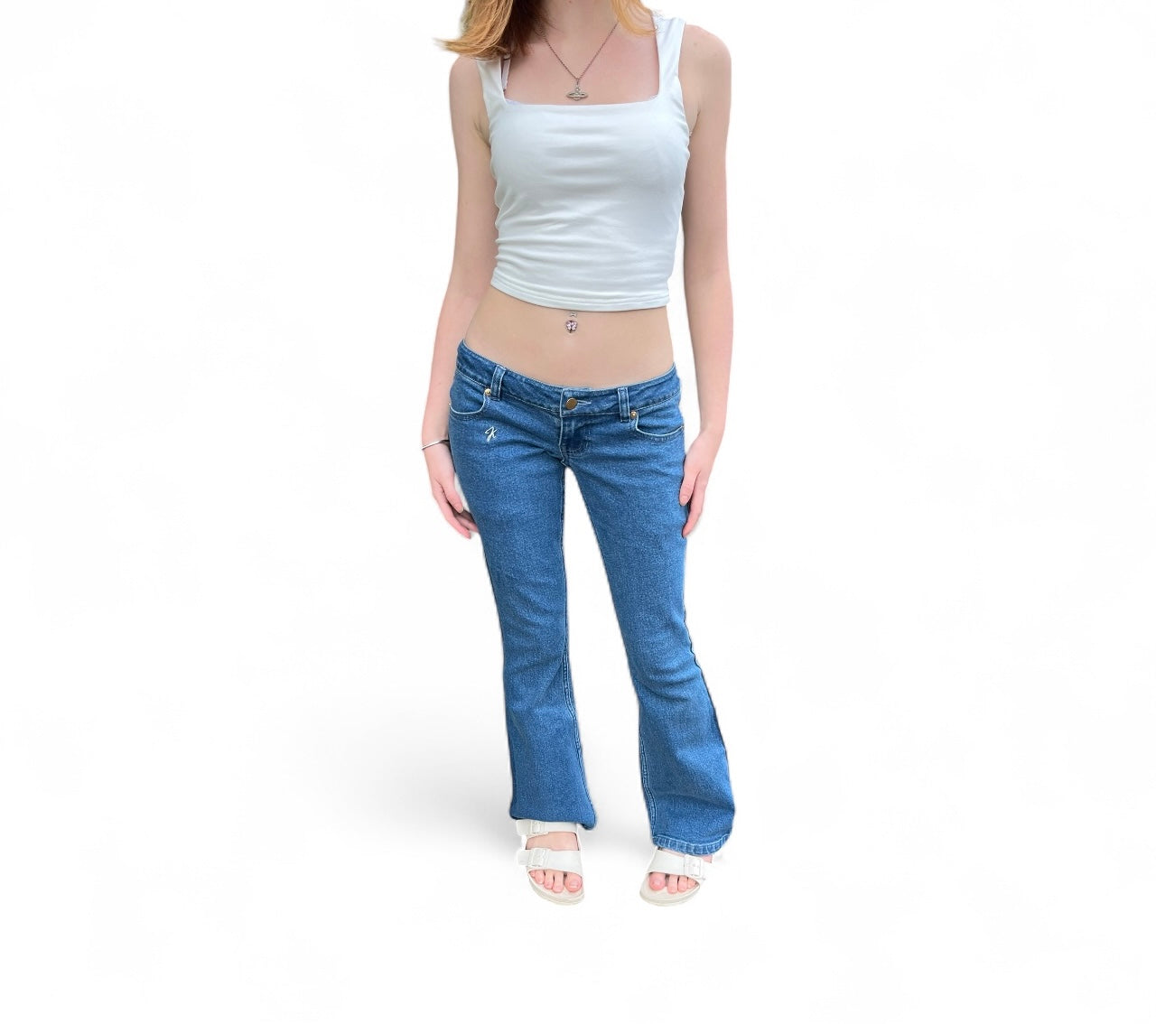 Ultra low rise jeans