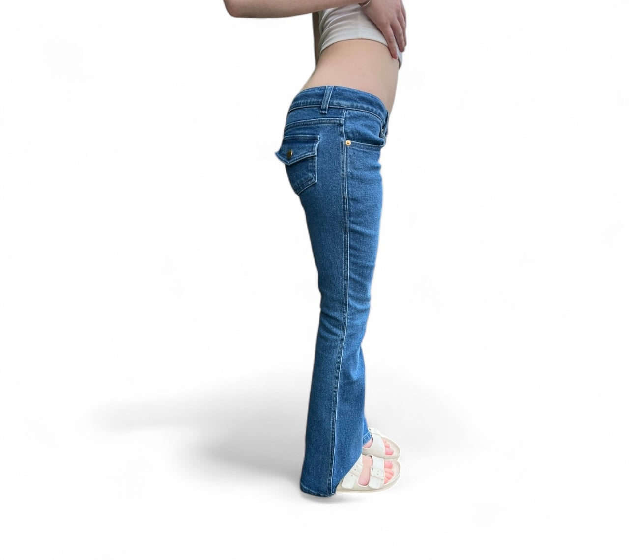 Ultra low rise jeans